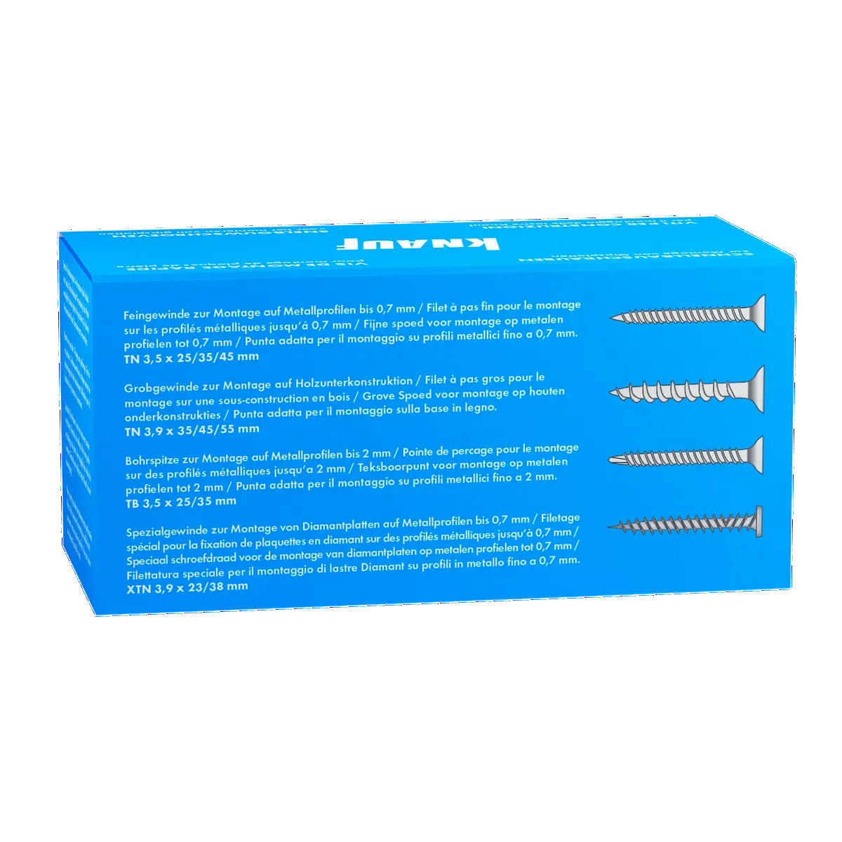 Knauf - Schnellbauschraube TB mit Bohrspitze - 4006379063642_Schnellbauschraube-TB-mit-Bohrspitze_back_35mm_250St