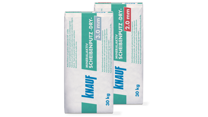 MineralAktiv Scheibenputz Dry