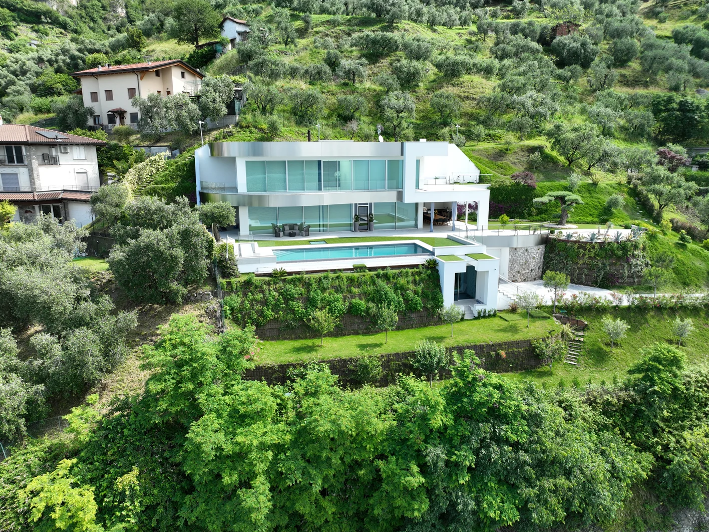 Villa sul lago di Iseo lavori finiti 15