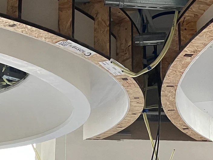 Baustelle Formteile Decke MOZ