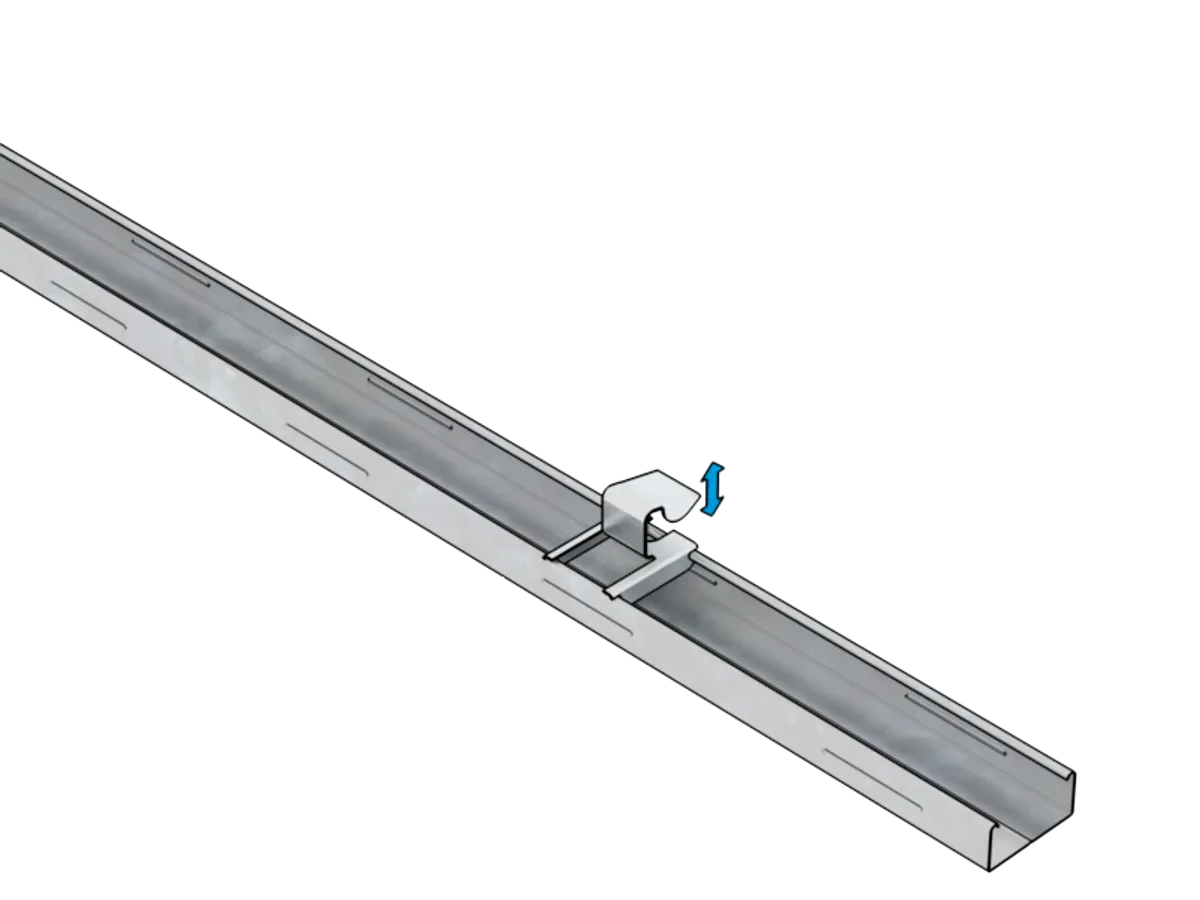 Knauf - Clip de fixation poutrelle pour CD 60/27 - Clip de fixation poutrelle_Instructions