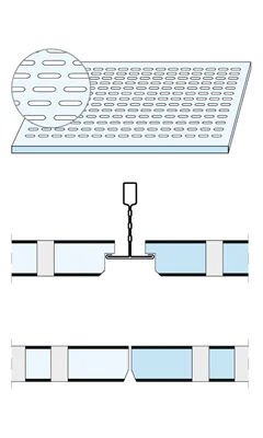 Knauf - Visona Tangent S24 12,5 - Lochung Tangent Visona-E-B
