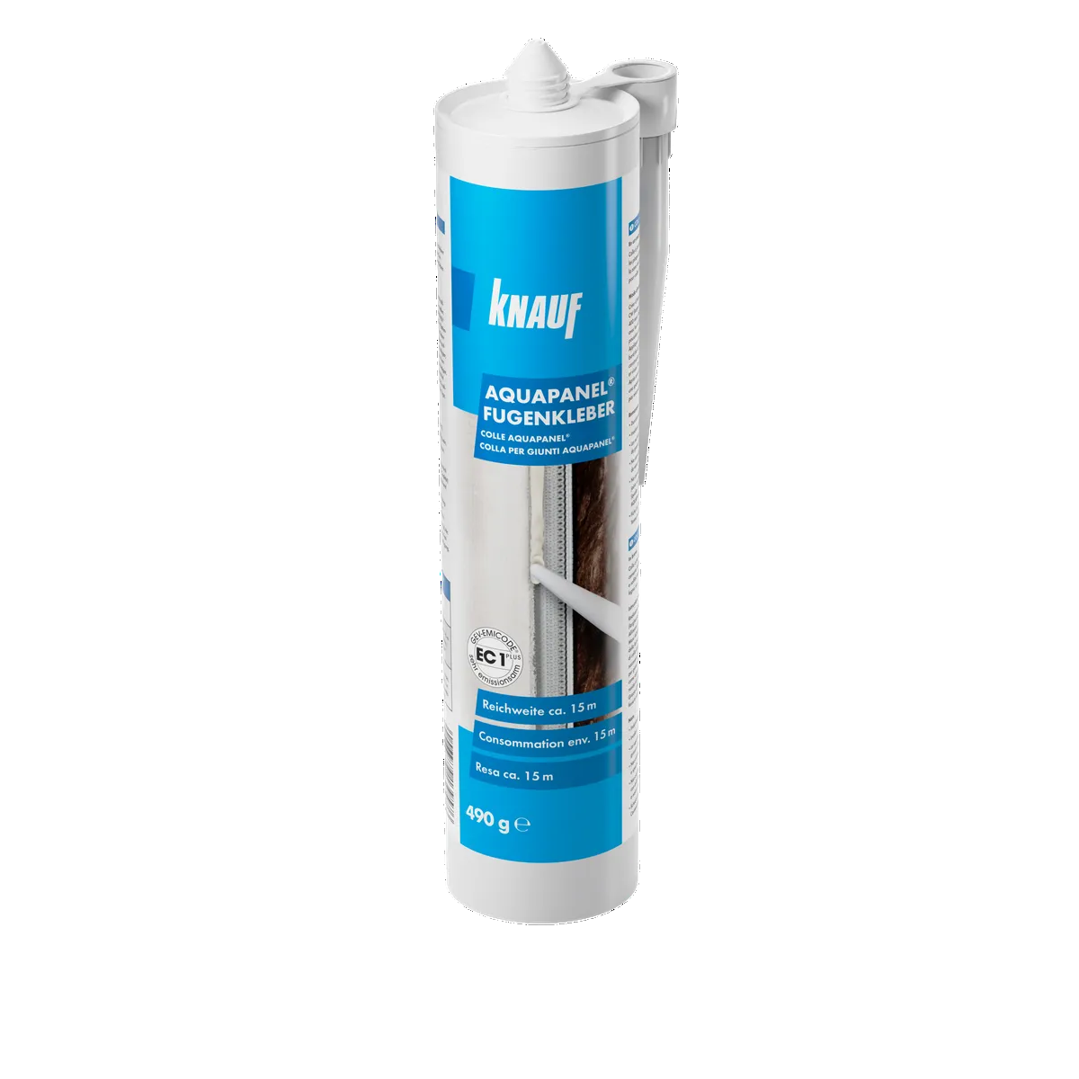 Knauf - AQUAPANEL® Fugenkleber - 4006379139576_AQUAPANEL-Fugenkleber_front_490g