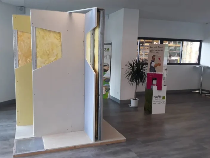 maquette présentation cloison chape sol knauf