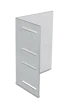 Knauf - Perfex Edelstahlverbinder für Jalousiekasten und -schürze - Perfex Edelstahlverbinder