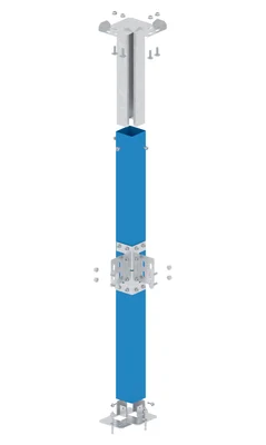 Knauf - Cubo vogalna teleskopska stojka z dodatkom za ograjo - Cubo-Brüstung Stütze Ecke _25417_Stützenlänge 3950 mm_709726_01.jpg