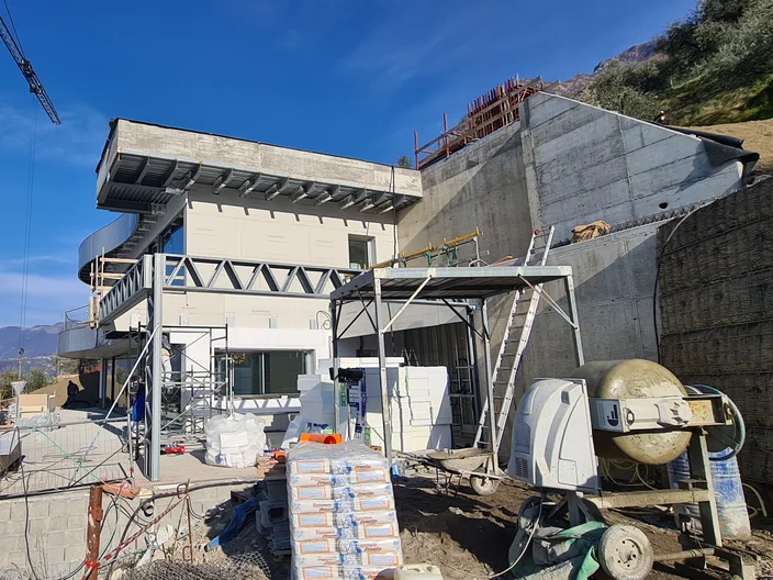 Villa sul lago di Iseo Cantiere 4