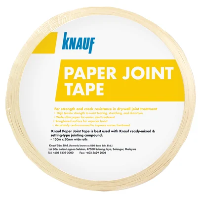 Knauf - Knauf Paper Joint Tape - 11526 Knauf Paper Joint Tape Image