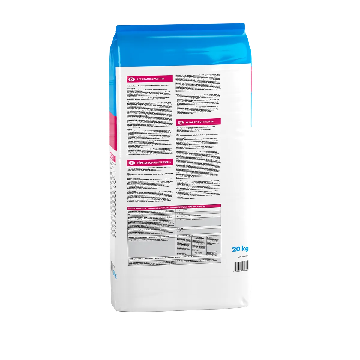 Knauf - Reparaturspachtel - 4006379055784_Reparaturspachtel_back_20kg