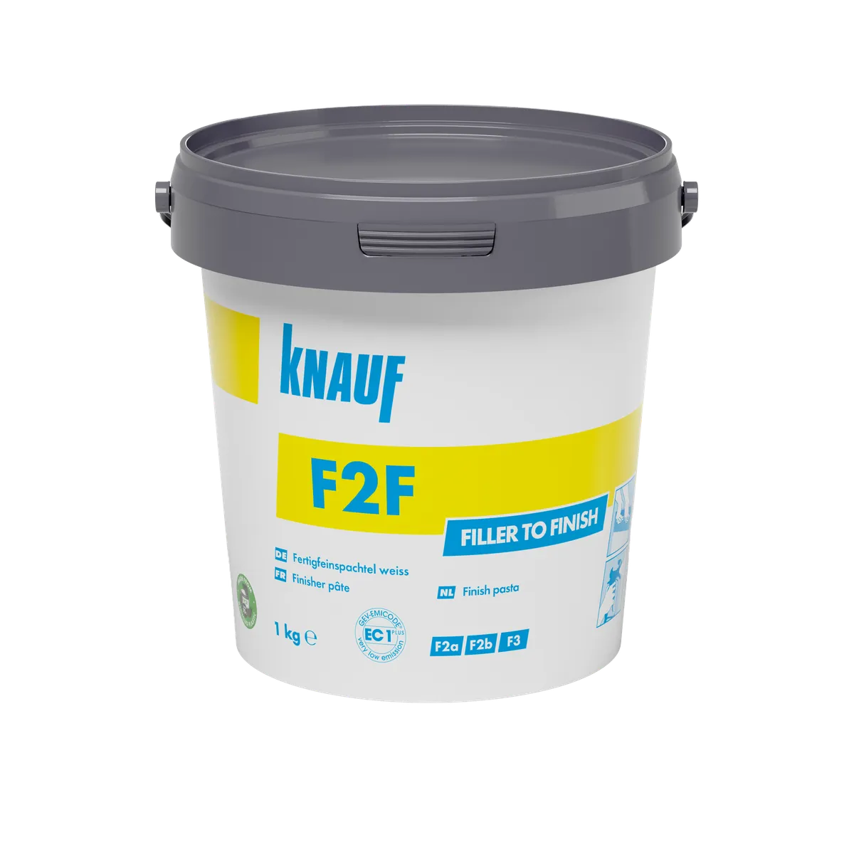 Knauf - Knauf F2F Filler to finish - Filler_To_Finish_1kg_PACK-PROD_C1R1