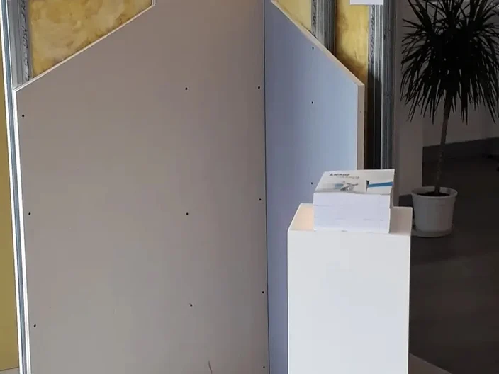 maquette présentation cloison chap sol knauf