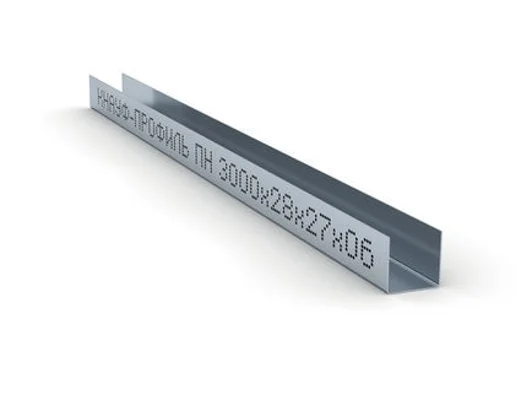 Knauf - КНАУФ-профиль направляющий потолочный (UD) 28x27x0,6 - Профиль направляющий Knauf (ПН)