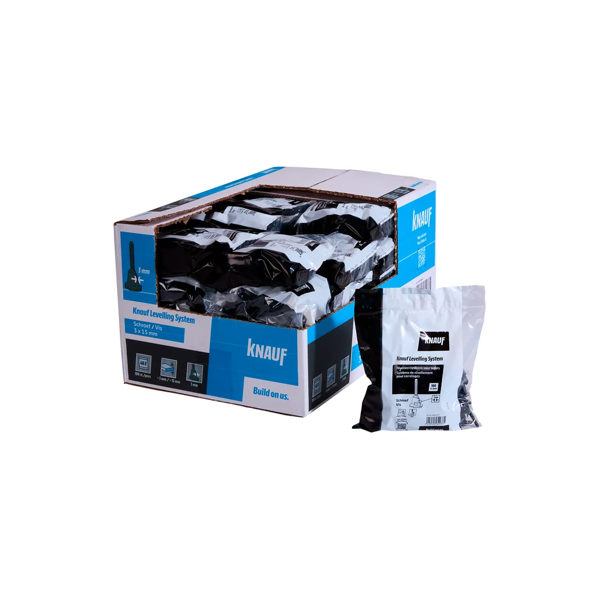 Knauf - Vis KLS 3 mm x 15 mm - Vis KLS 3 mm x 15 mm_100pces_PACK-PROD_C1C0