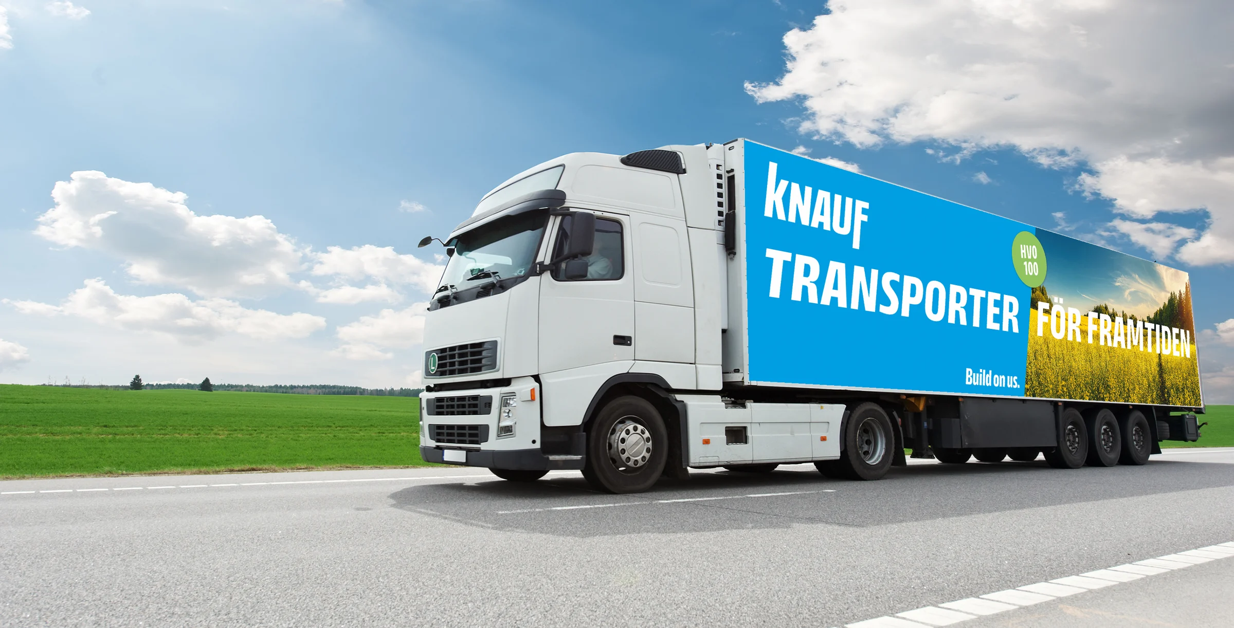 Knauf Sverige HVO100 Lastbil