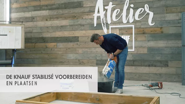 Knauf - Stabilisé - 50-Gebakken klei plaatsen en voegen