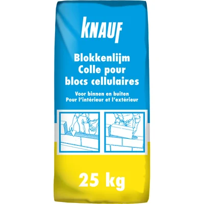 Knauf - Colle pour blocs cellulaires - Colle pour blocs cellulaires - Blokkenlijm