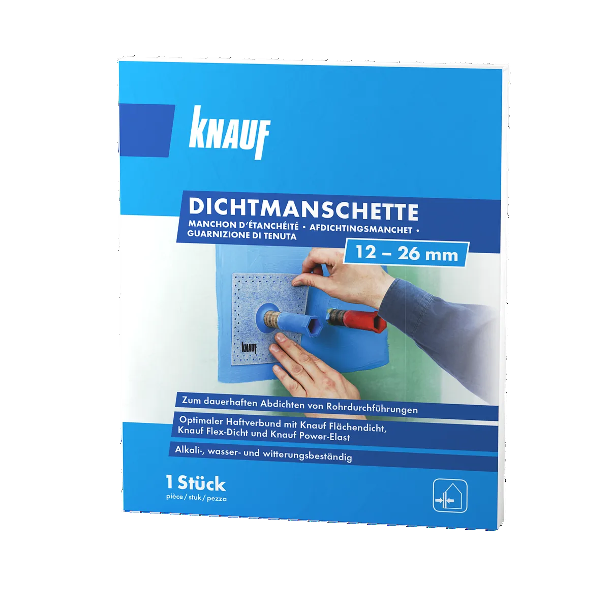 Knauf - Dichtmanschette 12-26mm - Hidroizoliacinis manžetas