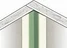 Knauf - Las Vegas profiel voor binnenhoek van 90° - Knauf Las Vegas profilé de renfort pour angles int. à 90° - Knauf Las Vegas profiel voor binnenhoek van 90°