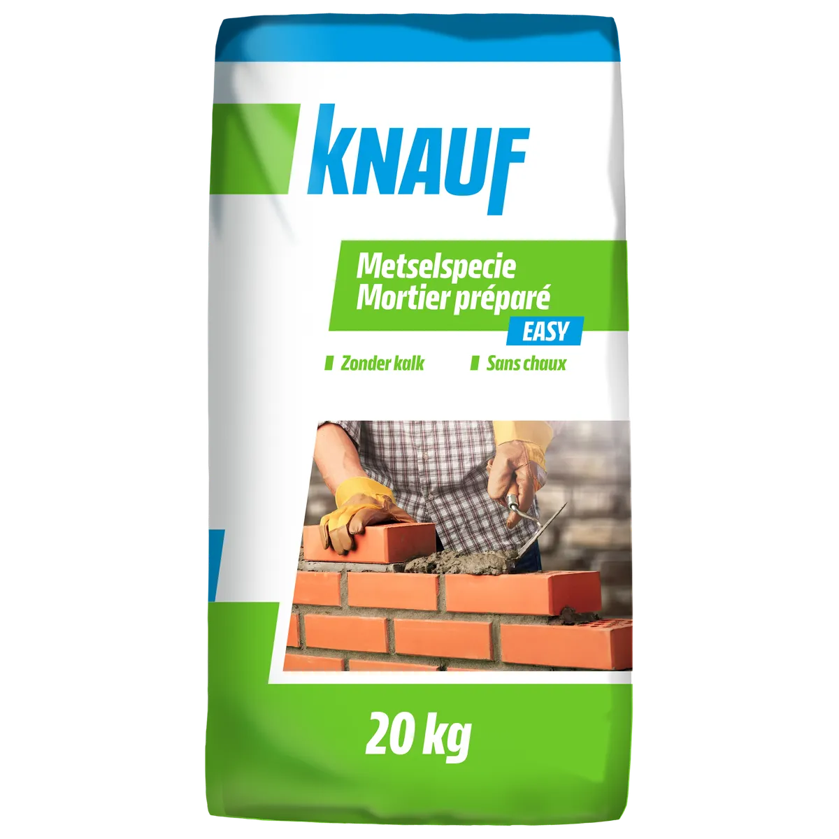 Knauf - Mortier préparé EASY - Mortier préparé EASY 20kg_PACK-PROD_C1N1