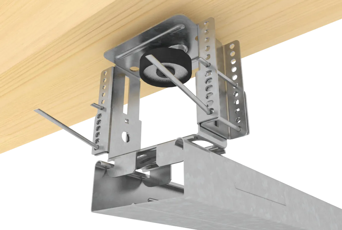 Knauf - Suspension directe acoustique prépliée réglable - Suspension directe acoustique prépliée réglable - Mise en oeuvre