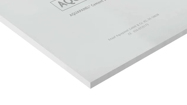 Knauf - AQUAPANEL® Cement Board Outdoor 12,5 mm - Aquapanel Cement Board Outdoor - Cementinė plokštė išorės darbams