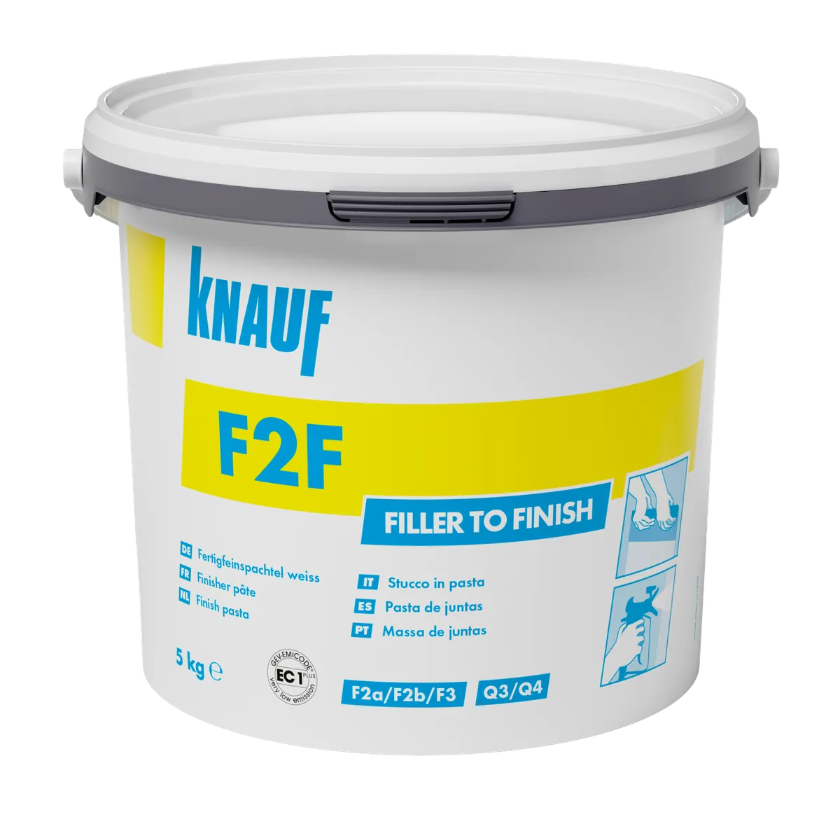 Knauf - Knauf F2F Filler to finish - Filler_To_Finish_5kg_PACK-PROD_C1R1