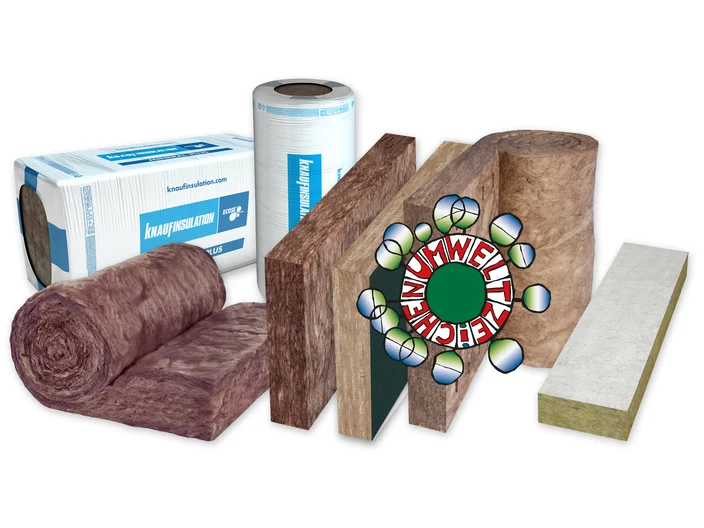 Knaufinsulation Produkte mit Umweltzeichen
