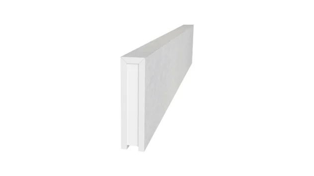 Knauf - Maskuojantis GKP karnizas - Maskuojantis GKP karnizas - Paruoštas gipskartonio elementas uždengti užuolaidų karnizus (50 x 200 x 2000)