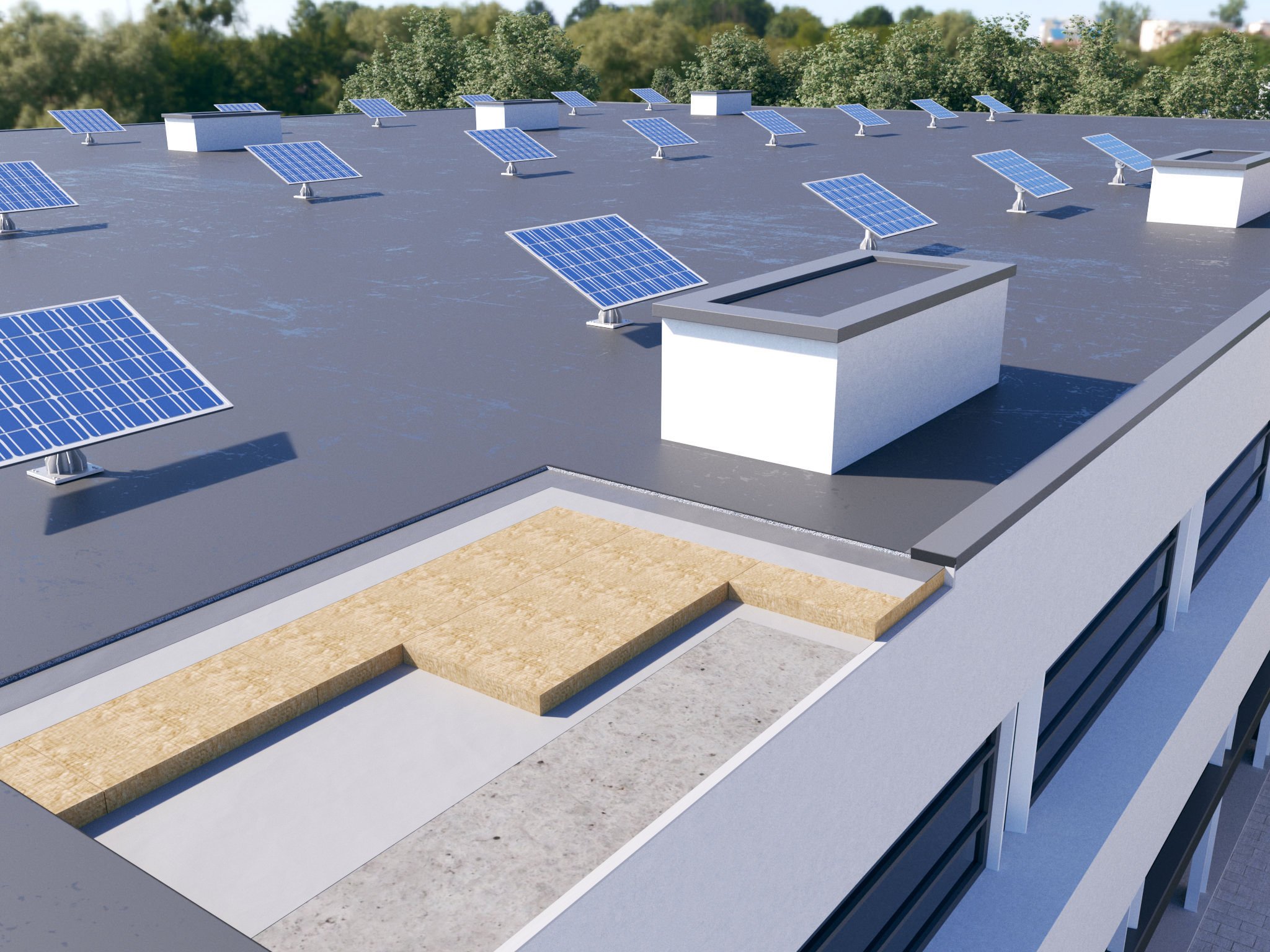 City App - Hospital - Flat roof