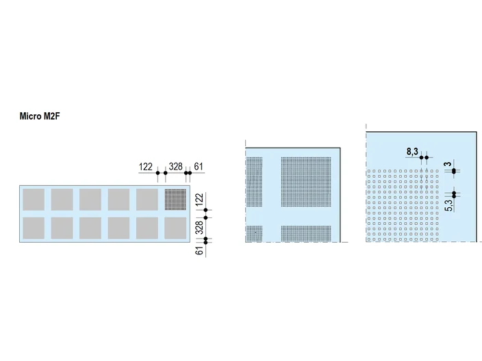 DESIGNPANEL PERFORACIJA MICRO: M2F 900X2400