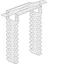 Knauf - לוחית תליה מחוררת ל F47 - Metal profiles and accessories