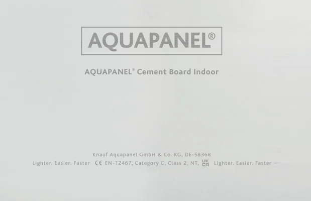 Knauf - AQUAPANEL® Cement Board Indoor 12.5mm - AQUAPANEL® Cement Board Indoor 12.5mm