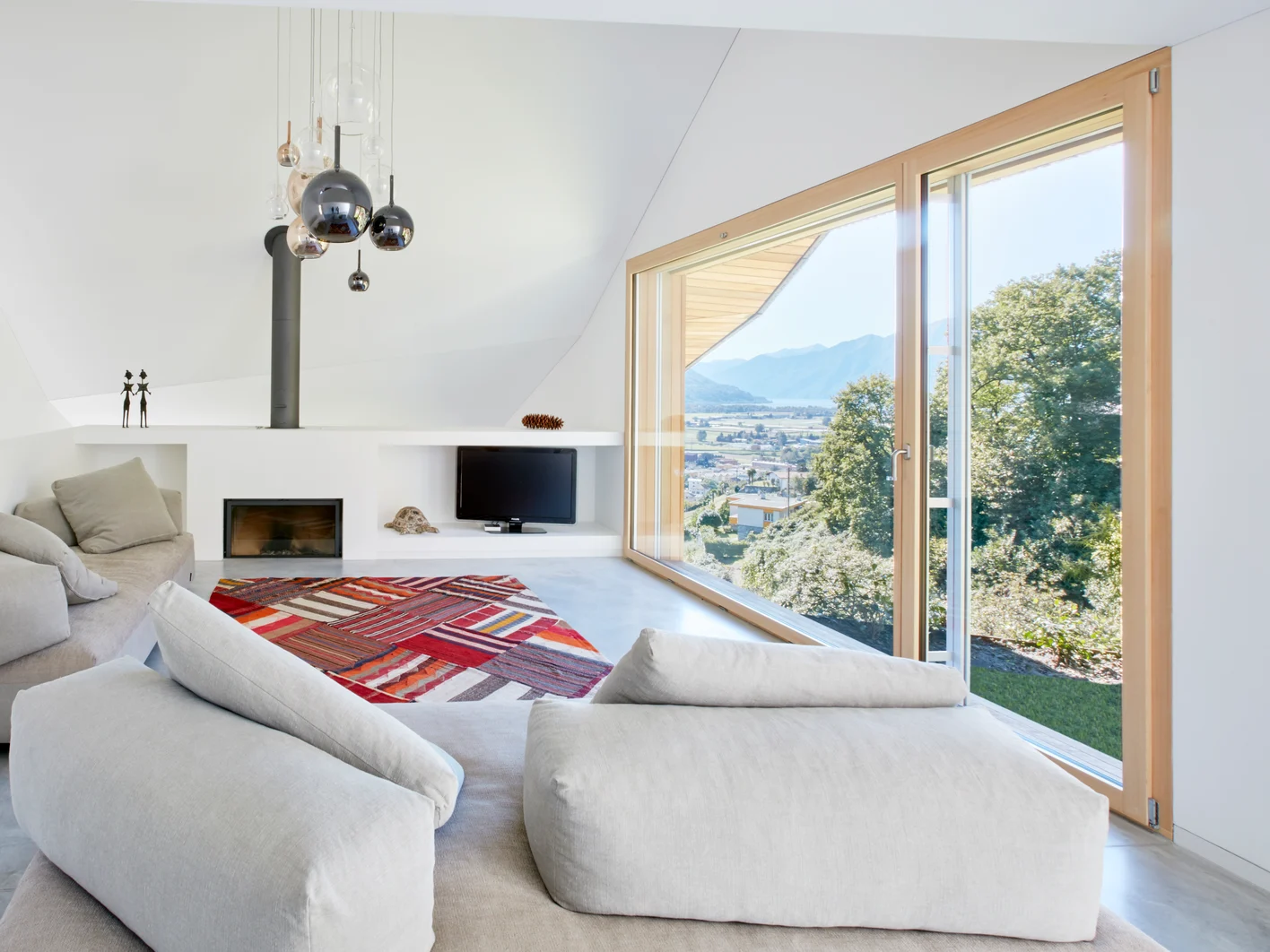 Casa-MiMa-Cugnasco Wohnzimmer