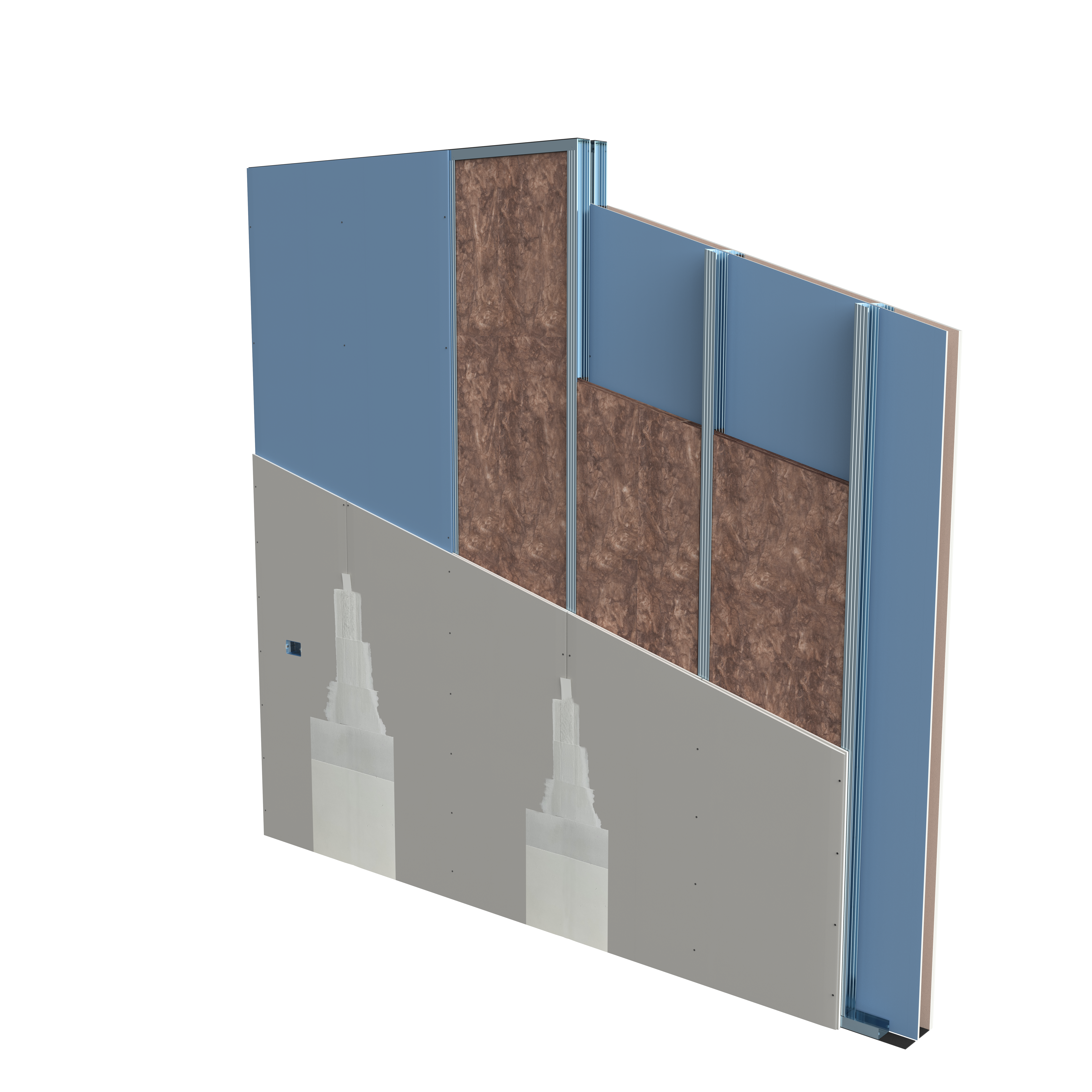 Parete W115+1 - Render