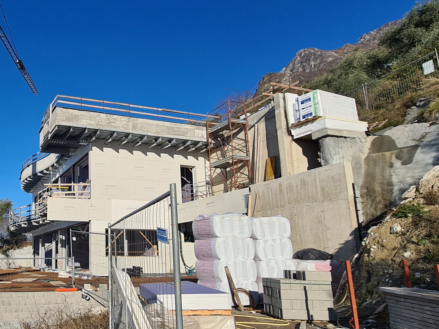 Villa sul lago di Iseo Cantiere 3