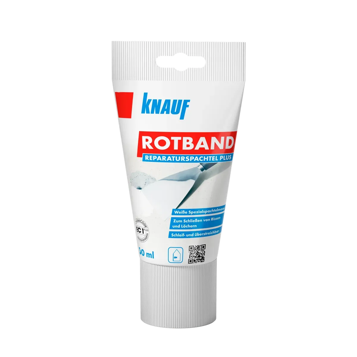 Knauf - Rotband Reparaturspachtel Plus - 4006379141340_Rotband-Reparaturspachtel-Plus_front_160ml