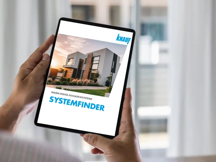 Systemfinder Fassadensysteme Tablet