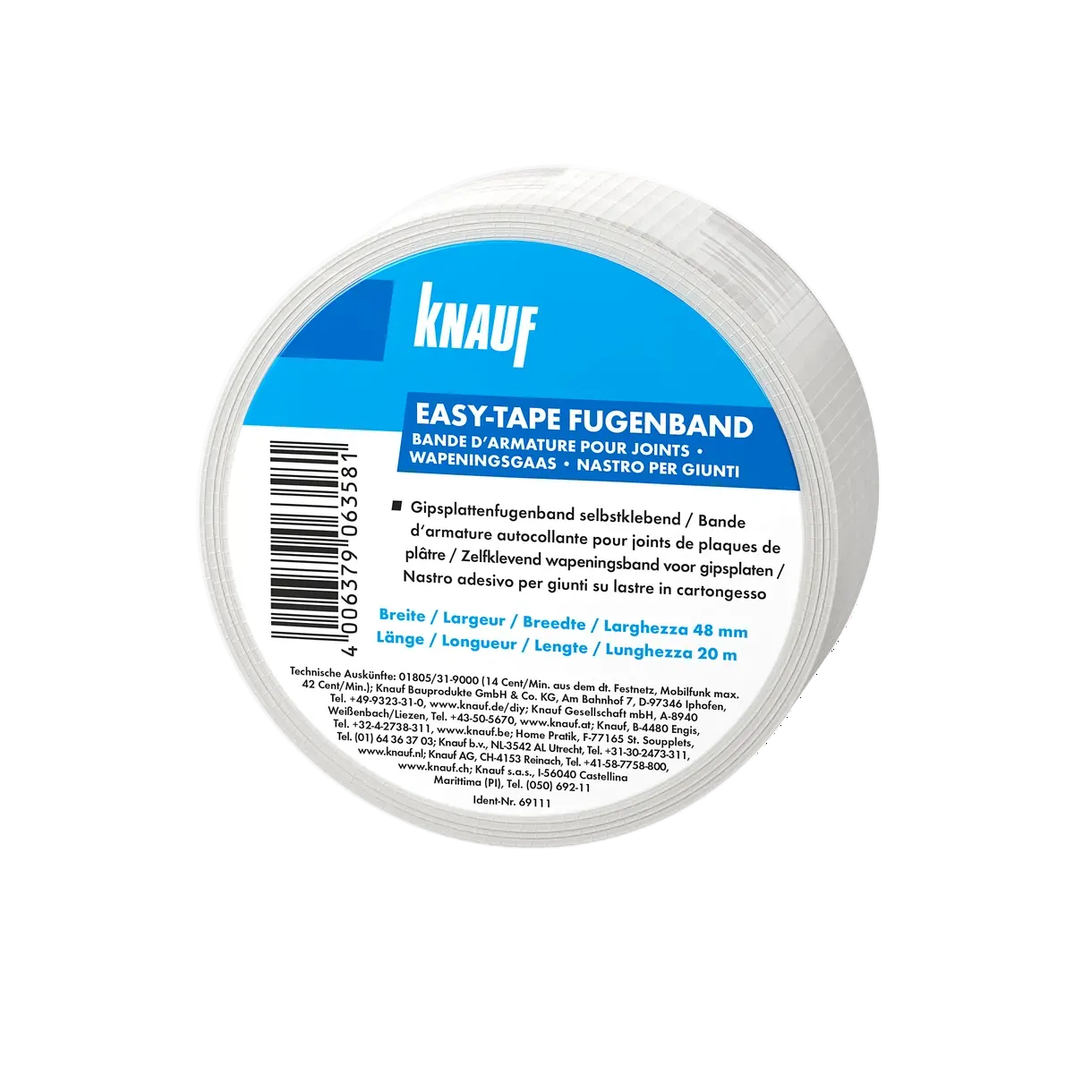 Knauf - EASY-TAPE - 4006379063581_Easy-Tape_front_20m