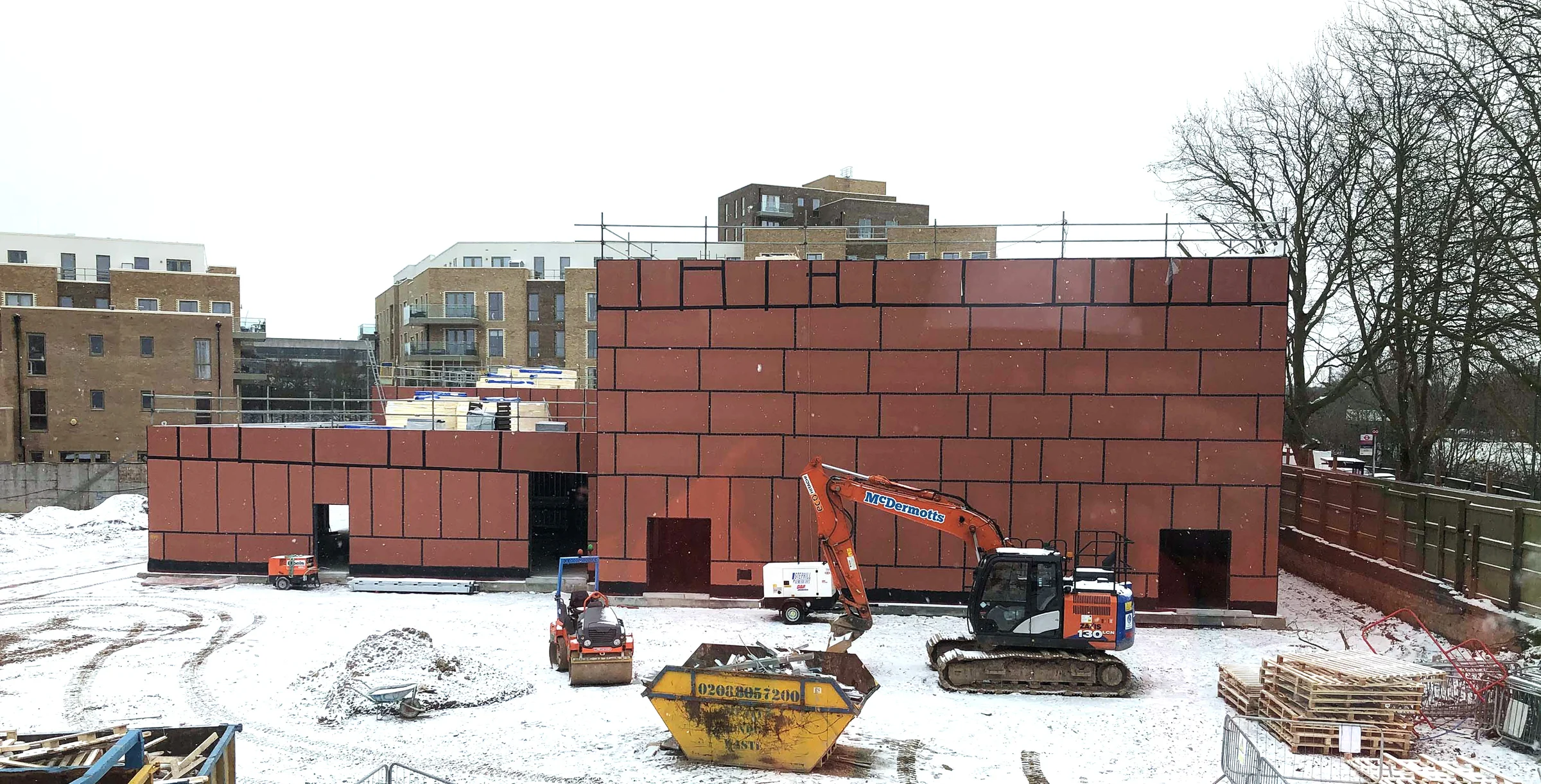 Saracens School in Build