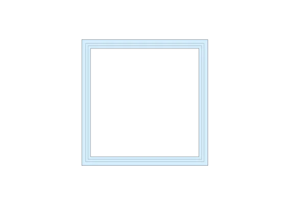 Knauf - Inspektionsramme, universal, 38/42 - Inspektionsramme universal
