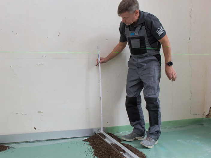 Grindų klojimas su Brown plokštėmis - Biraus sluoksnio irengimas 6