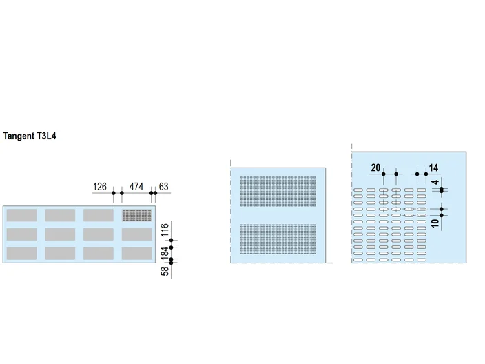 DESIGNPANEL PERFORACIJA TANGENT: T3L4