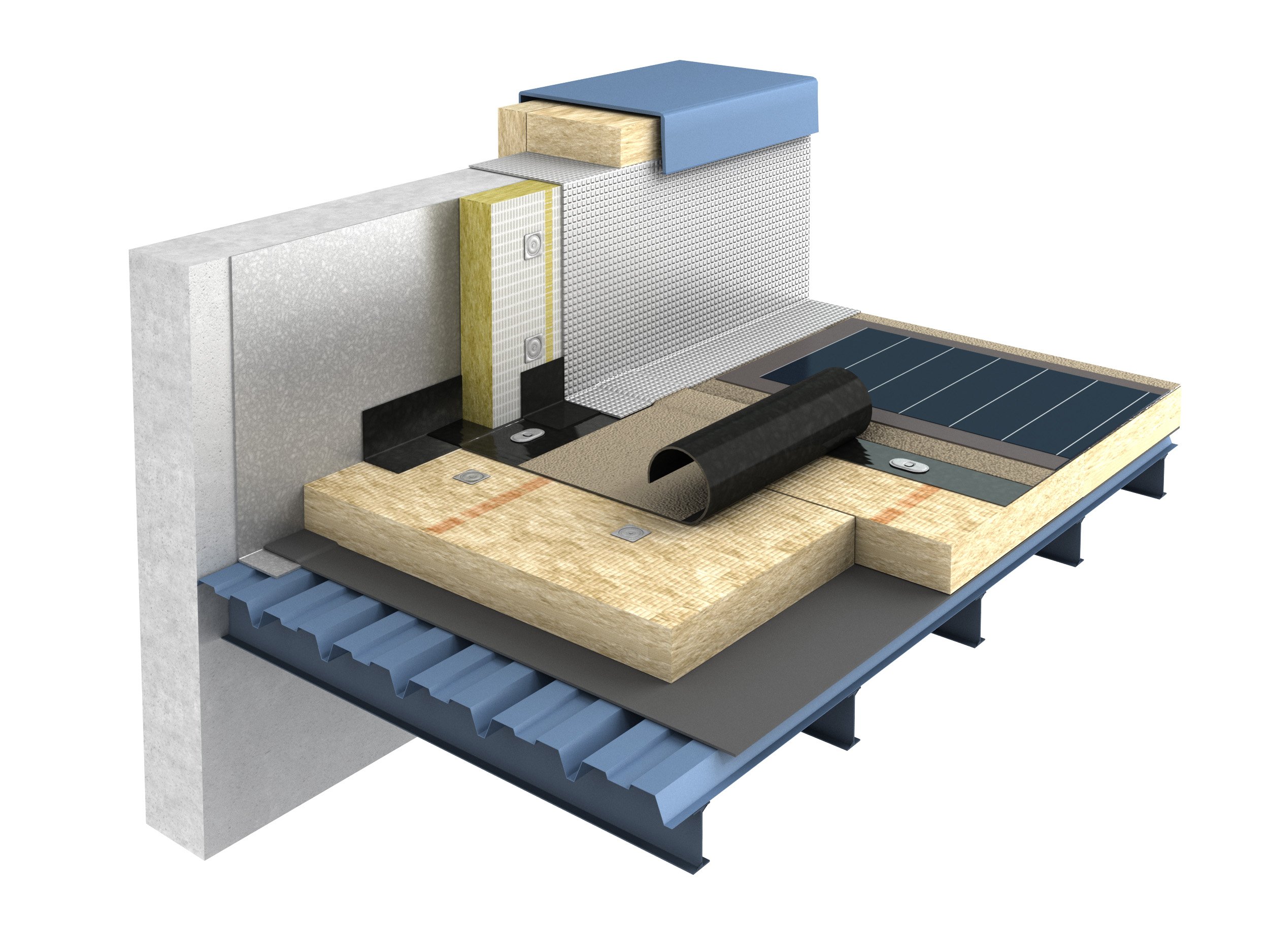 Scène Cosaxe SmartRoof C photovoltaïque