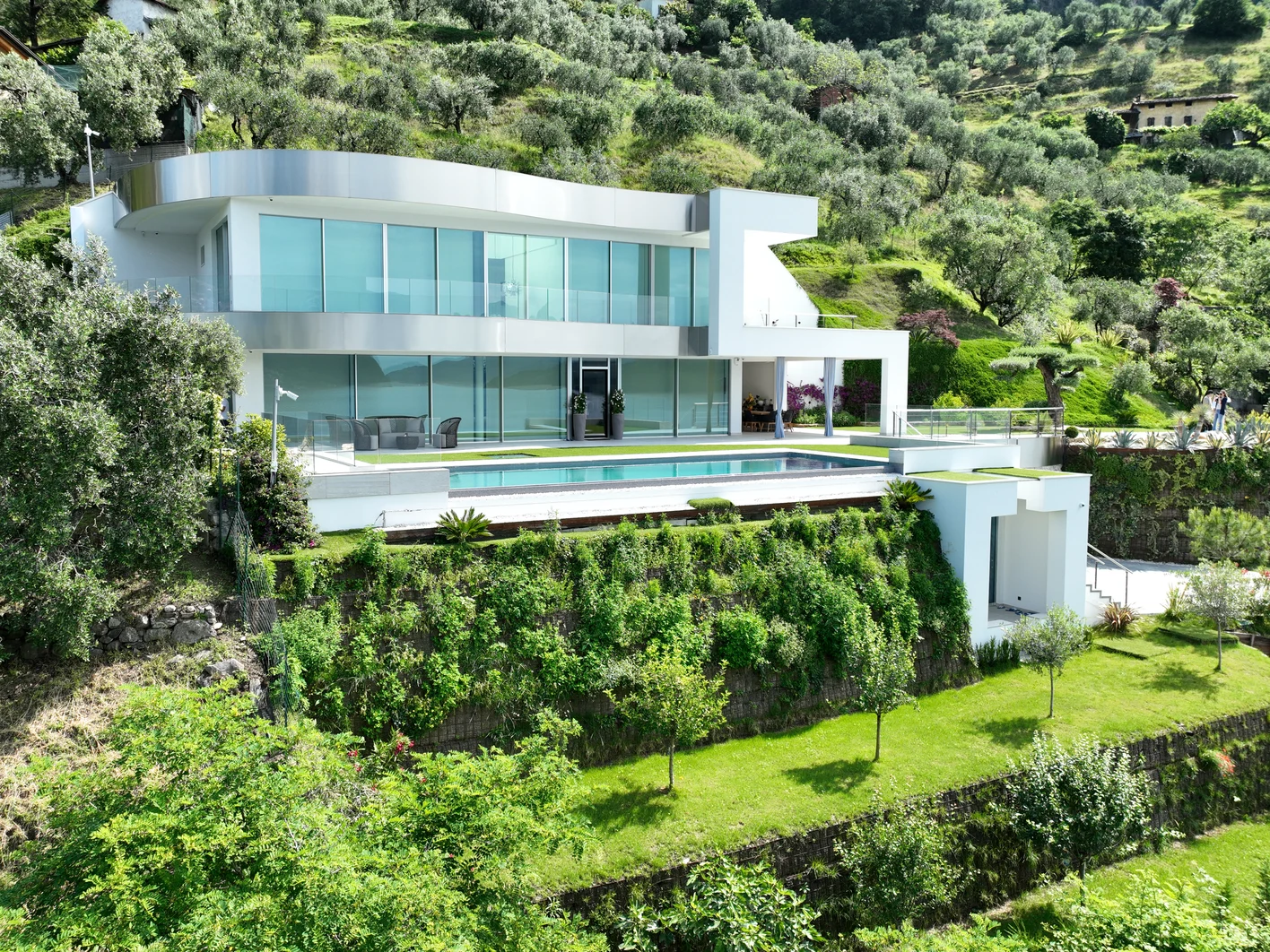 Villa sul lago di Iseo lavori finiti 36
