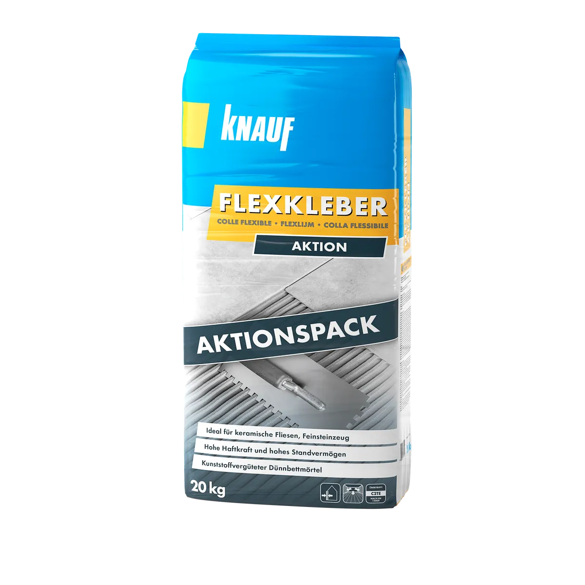 Knauf - Flexkleber Aktion - 4006379075584_Flexkleber-Aktion_front_20kg_Aktionspack