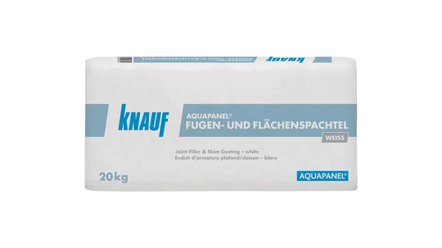 Knauf - Aquapanel® Fugen- und Flächenspachtel - AQUAPANEL® Fugen- und Flächenspachtel - weiss - Cementinis AQUAPANEL® plokščių siūlių glai