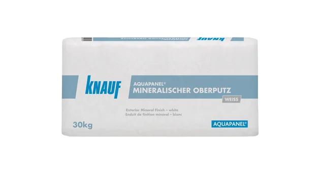 Knauf - Aquapanel® Mineralischer Oberputz - AQUAPANEL® Mineralischer Oberputz - Weiss - Mineralinis dekoratyvusis tinkas