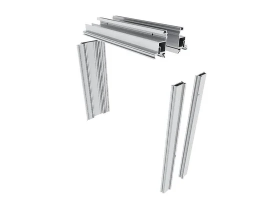 Knauf - Aluminijumski set za obradu dovratnika - visina do 2700 - Alu set za obradu otora bez dovratnika - za drveno krilo vrata
