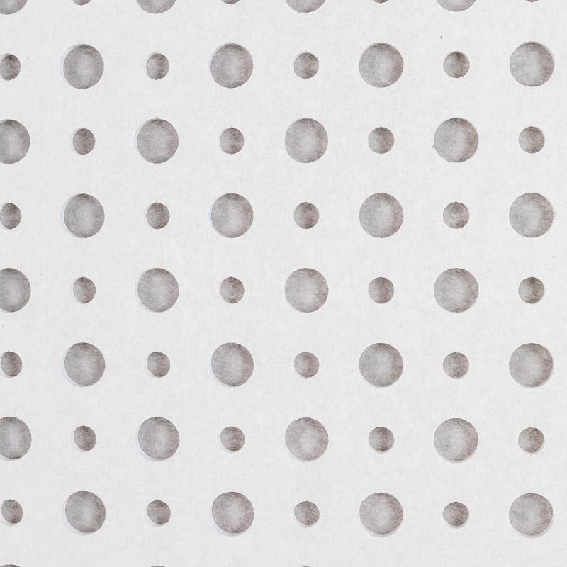PLAFOND ACOUSTIQUE NON DÉMONTABLE KNAUF DELTA UFF - DÉCOR ALTERNÉ 