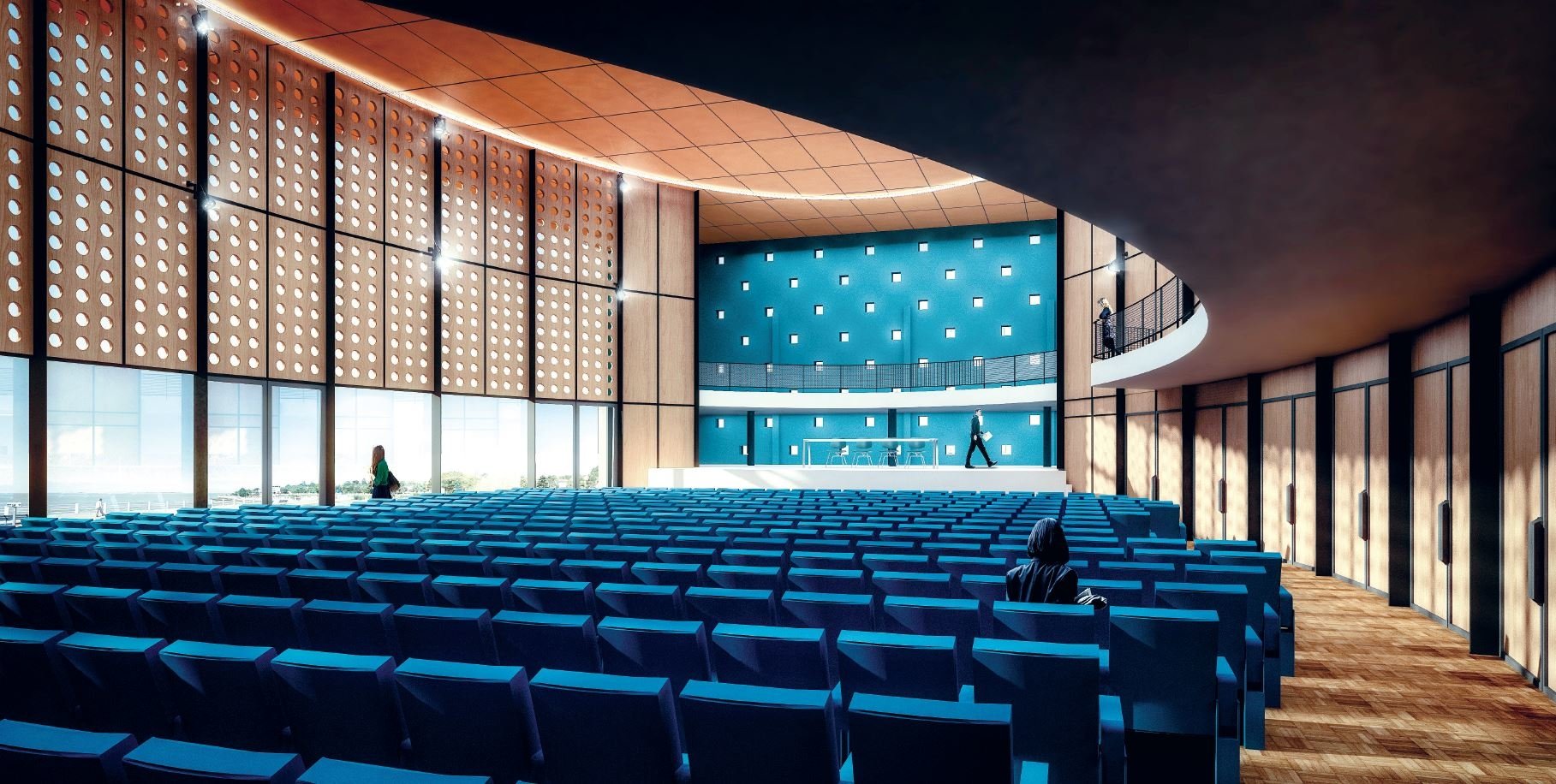 Salle intérieur - Palais des congrès - Royan